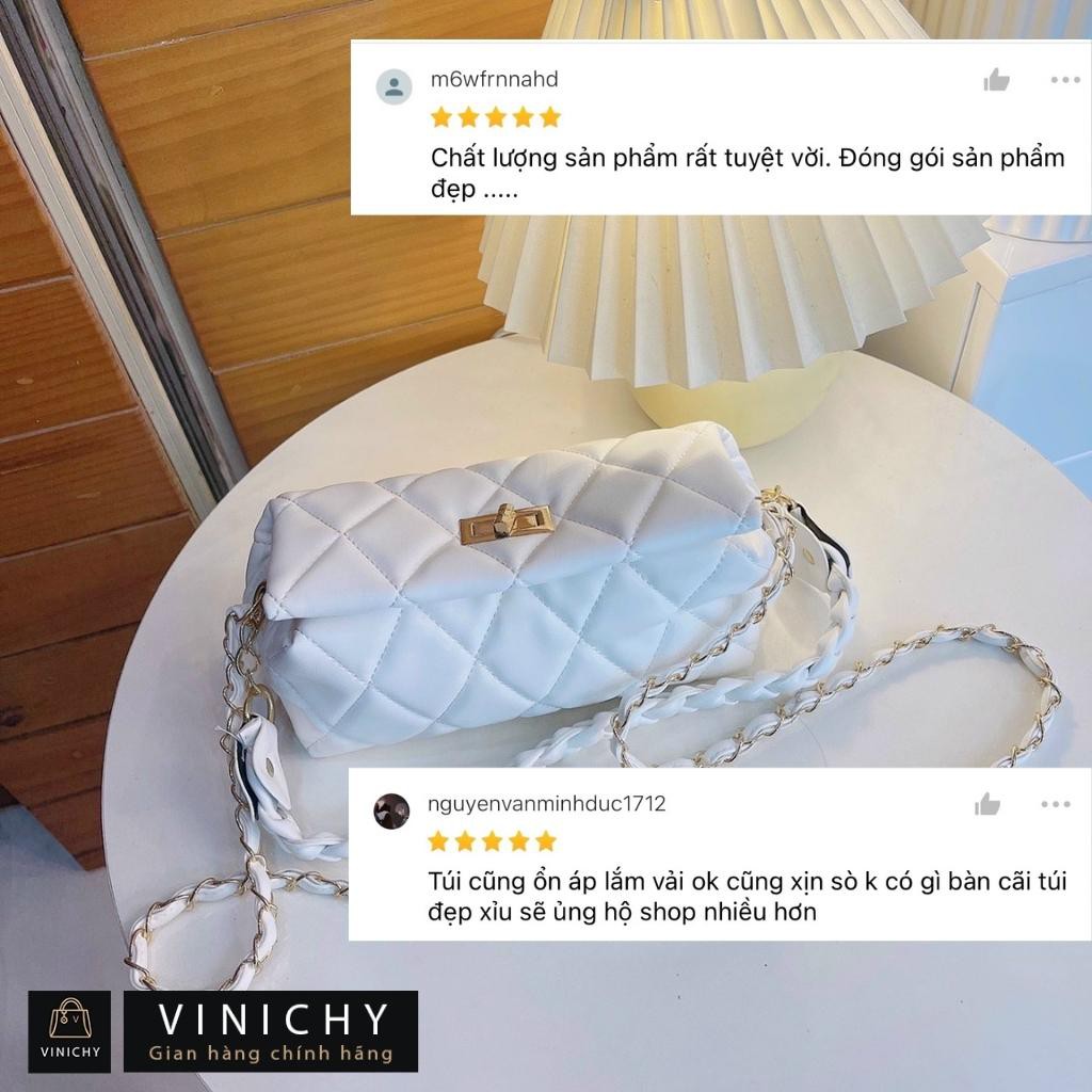 Túi xách nữ đeo chéo, túi đi chơi, đi học VINICHY, da đẹp, thời trang cao cấp size 20cm HA100