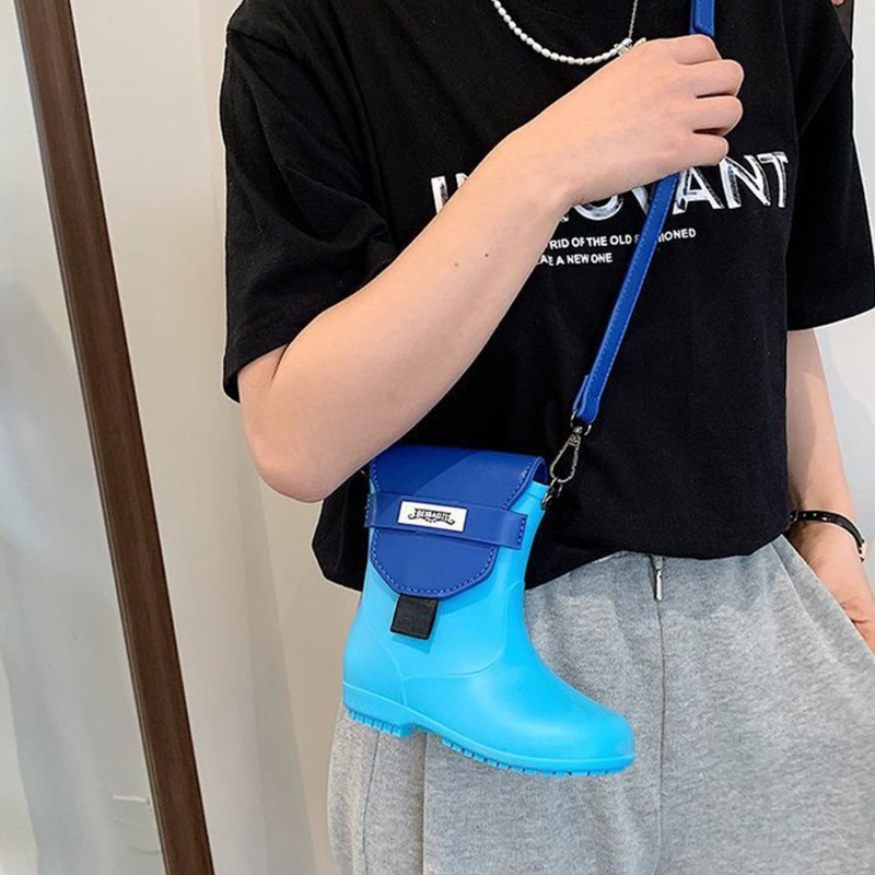 Túi Da PU Đeo Chéo Vai Đựng Điện Thoại Hình Đôi Giày Thời Trang Dành Cho Nữ Pouc