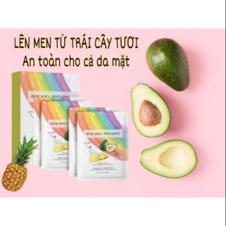 SIÊU PHẨM TẮM TRẮNG -LEN MEN TỪ TRÁI CÂY TƯƠI (Bơ + Dứa) - 100% CHÍNH HÃNG ..