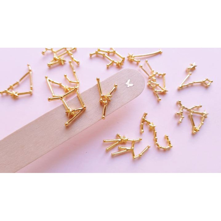 Charm kim loại 12 chòm sao K7/ Nguyên liệu làm resin
