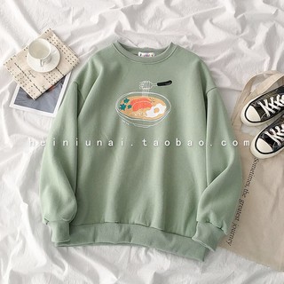 Áo Sweater Nỉ in hình Đồ Ăn (unisex)