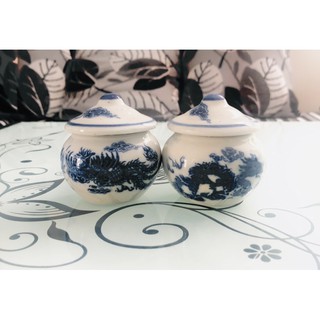 Chum đựng gạo/muối - Đồ thờ cúng (cặp 2 cái)