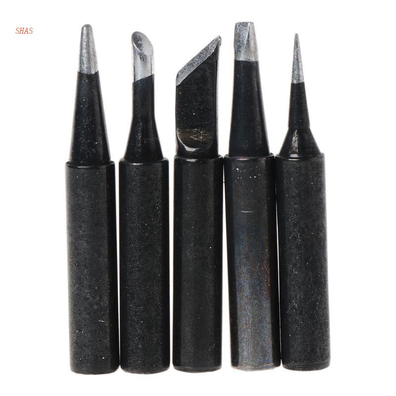 Set 5 Đầu Hàn 900M-T Cho Hakko 936 SAIKE 909D 852 936d Không Chì