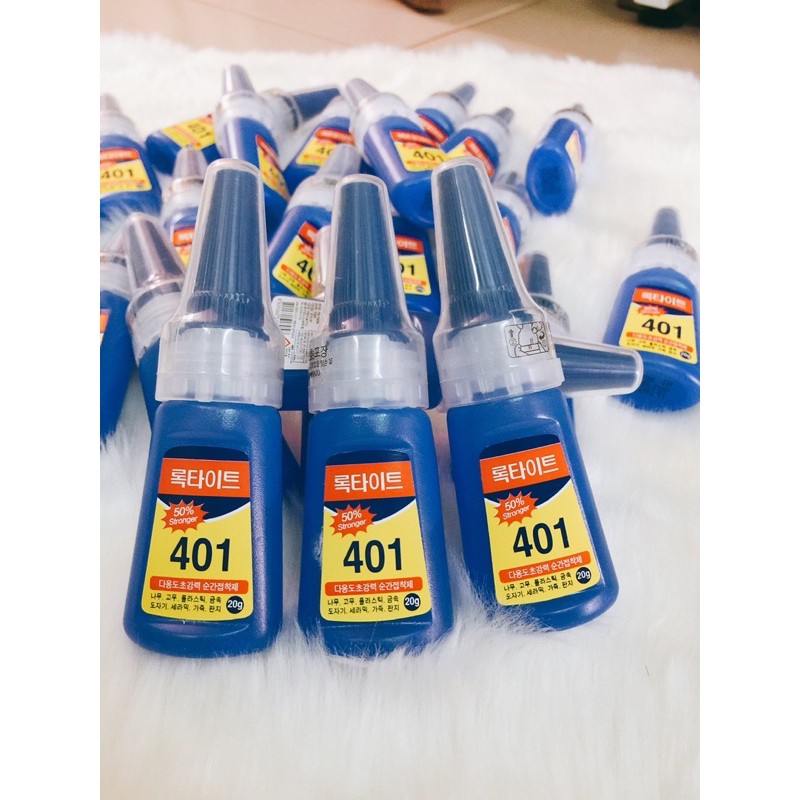 keo 401 gắn móng,đính đá