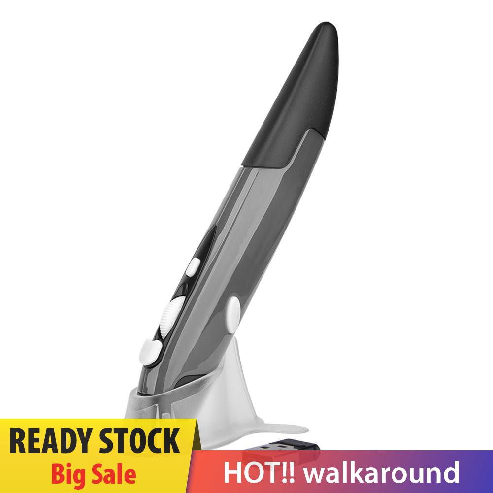 Chuột Không Dây Dạng Bút 4 Nút 2.4ghz 1600dpi Nhiều Màu Cho Máy Tính