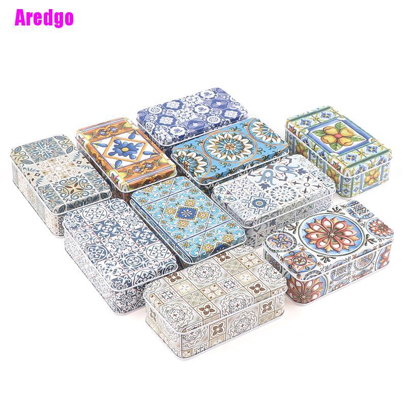 Hộp Thiếc Chữ Nhật Đựng Trang Sức 11.5x6.5x4cm