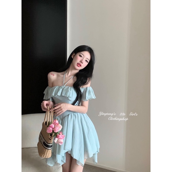 Đầm nữ ulzzang màu baby mint