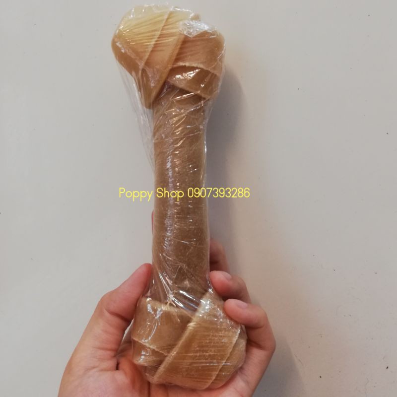 Combo 2 Khúc Xương Da Bò Cho Chó Cưng Gặm Size 16-20 Cm