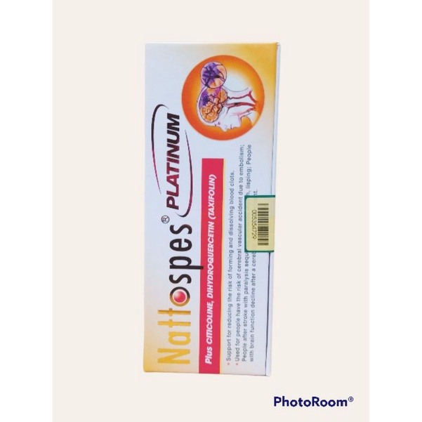 Nattospes platinum hỗ trợ giảm nguy cơ hình thành và làm tan cục máu đông