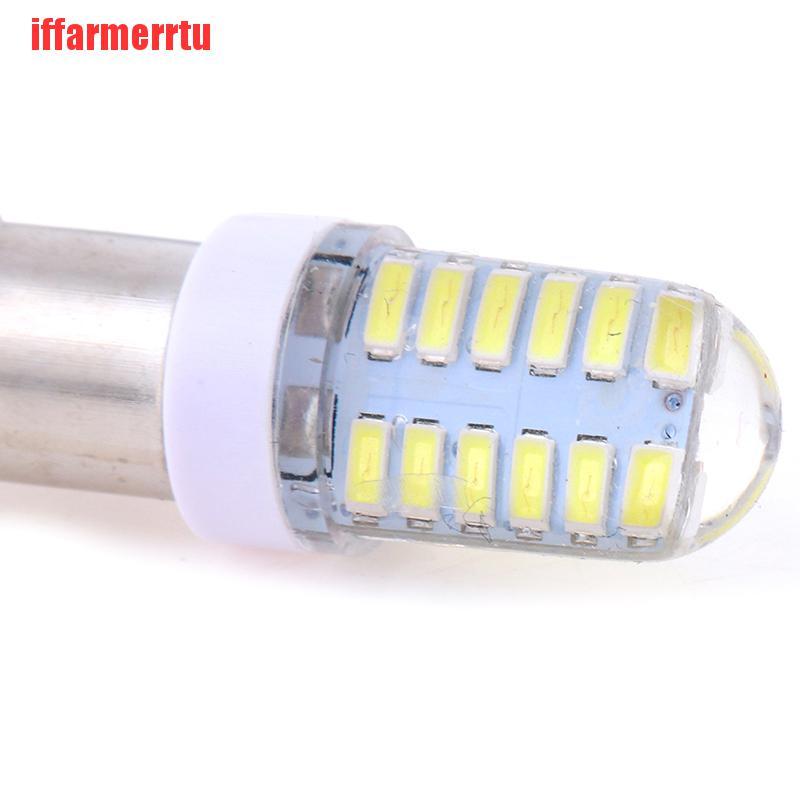 (Ifu-Code) 2 Đèn Led Ánh Sáng Trắng Ba9S T11 T4W 3014 24smd 12v