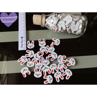 Cúc gỗ thỏ 2cm- phụ kiện làm đồ handmade cho bé