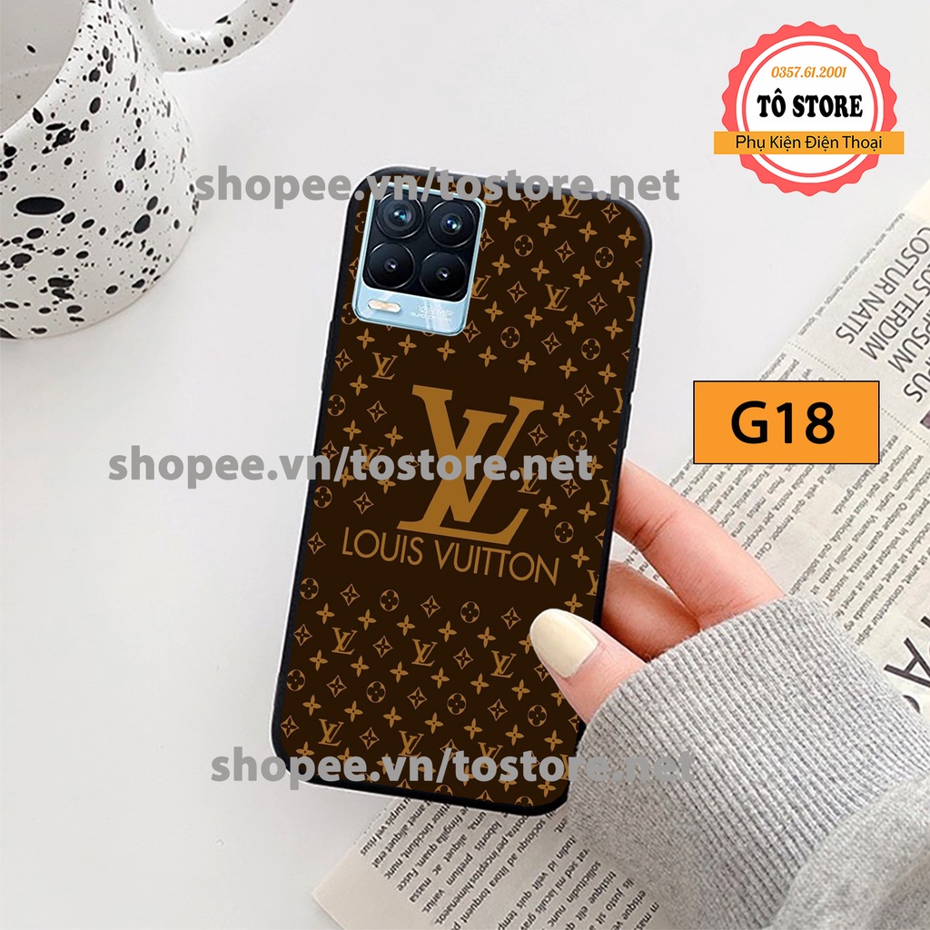 Ốp lưng Realme 8 / Realme 8 Pro in hình GC/LV/DIOR cao cấp, chất lượng chống trầy xước