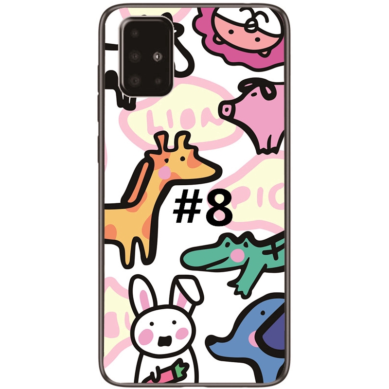 Ốp điện thoại TPU mềm hoạt hình Pikachu cho Samsung Galaxy Note 20 Ultra 5G/M51/M01/A01 Core/XCover Pro