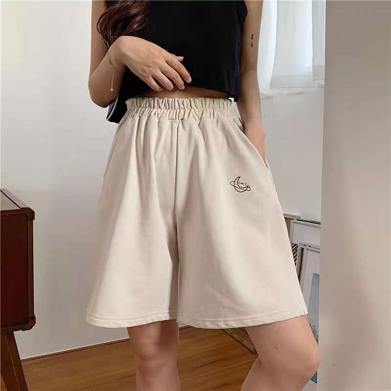 Quần đùi trơn / quần short thể thao form rộng unisex_G.A.O Fashion