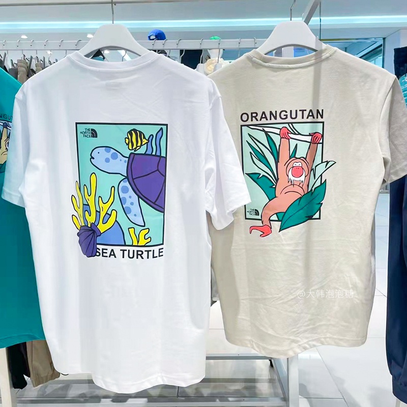 Mới Áo Thun Ngắn Tay The North Face 22 Nt7un05 Thời Trang Năng Động