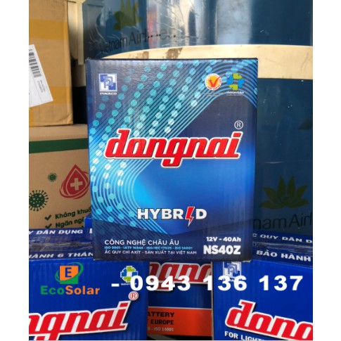 Ắc Quy Đồng Nai Nước 40a - Không kèm axit