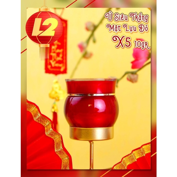 Ủ Trắng FACE Mật Lựu Đỏ X5 L2
