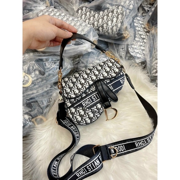 Túi Xách Nữ Yên Ngựa D.I.O.R, Túi Đeo Chéo Nữ Hottrend