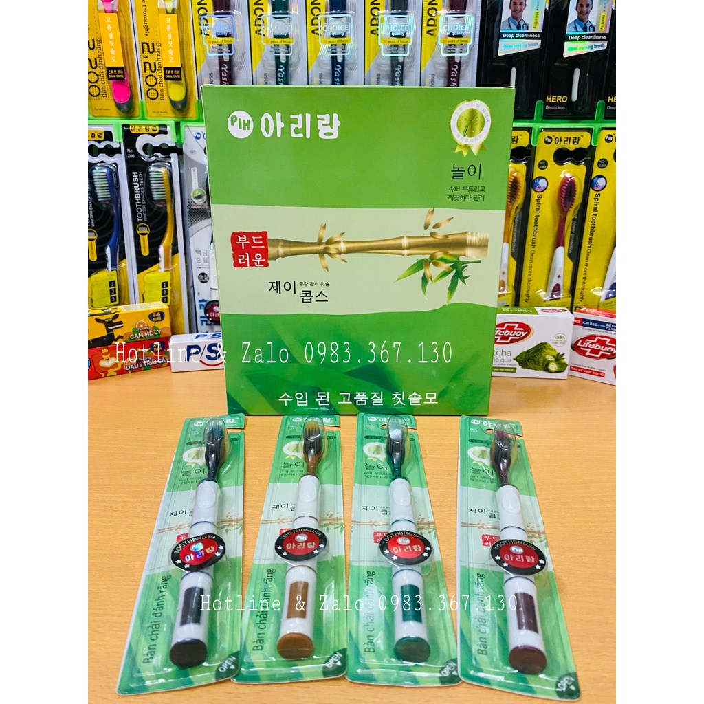 Hộp 30 Chiếc Bàn chải Hàn Quốc than tre mềm mại  MSP 127 P/H- Hộp