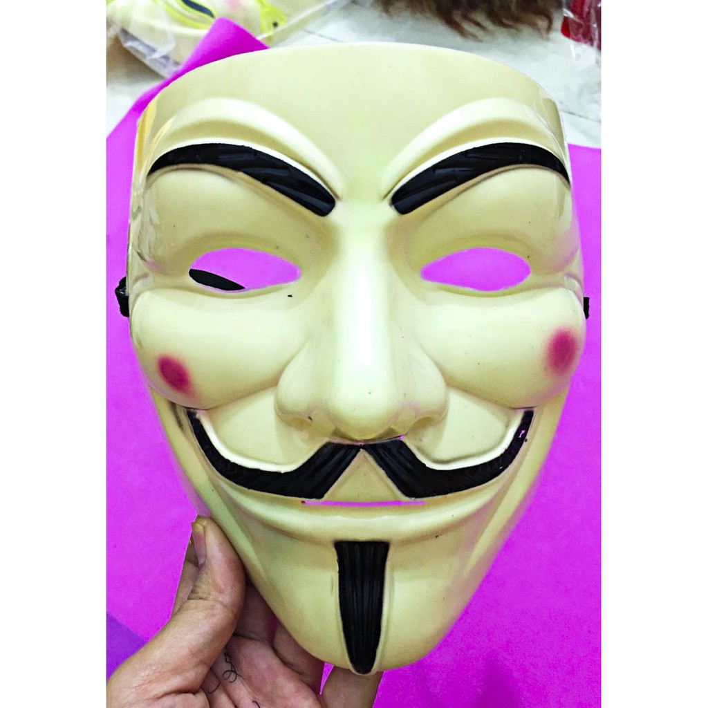 (3 MÀU) Mặt nạ Jabbawookeez 3 màu ĐEN ĐỎ VÀNG họa tiết CỜ ĐỨC độc đáo hacker