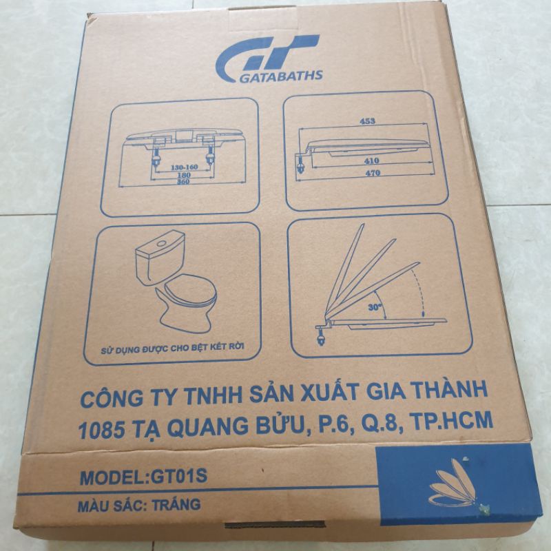 (XẢ)Nắp bồn cầu rơi êm cao cấp nặng 1,4 phù hợp với cách loại bồn cầu kt = 36 x 43