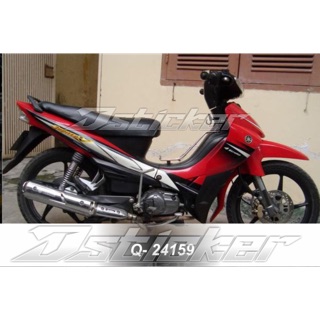 Tem Jupiter V đỏ đen - Rời in chất lượng cao không bay màu