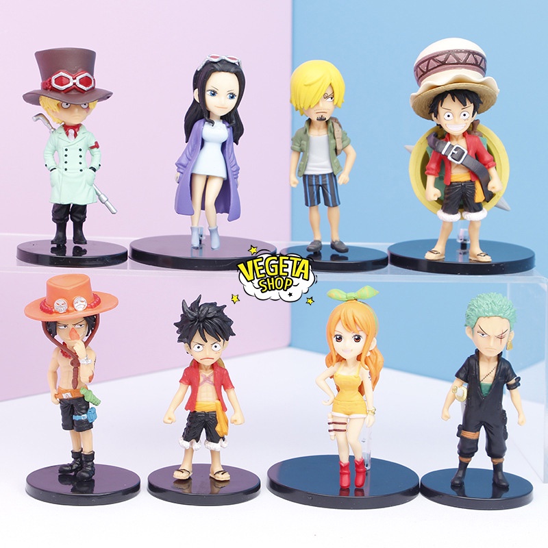 Mô hình One Piece Stampede - 8 nhân vật tự chọn Luffy Zoro Nami Robin Sanji Ace Sabo - Băng hải tặc mũ rơm - Cao 8,5cm