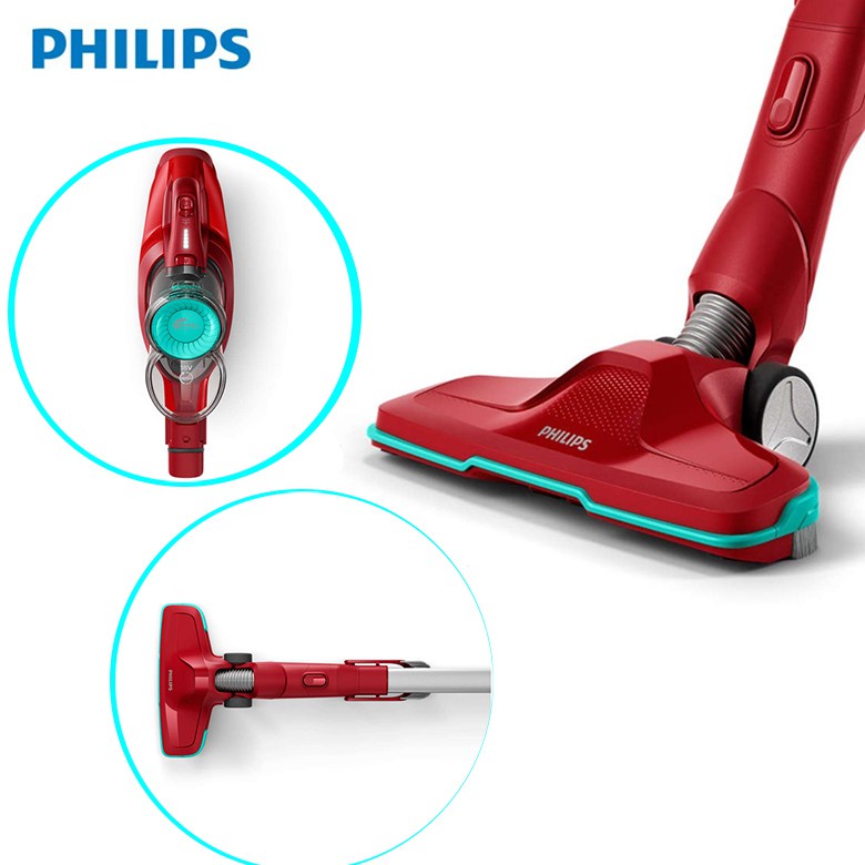 Máy Hút Bụi Philips FC6721/01 Pin sạc: Li-ion 18 V Độ ồn: 80 dB Trọng lượng: 2.4 kg