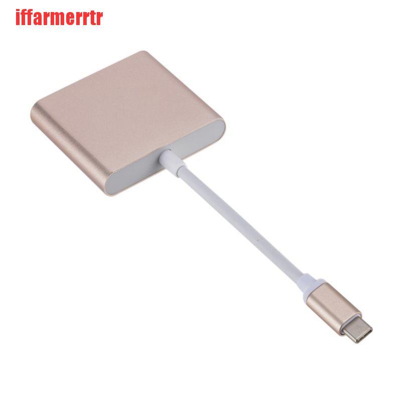 Bộ Chuyển Đổi Type C Sang Usb-C Hdmi Usb 3.0 3 Trong 1