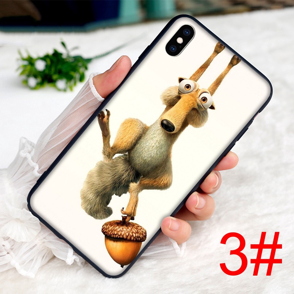 Ốp Lưng Mềm In Hình Phong Cách Phim Ice Age Cho Iphone 8 7 6 6s 5 5s Se Plus X Xs Max