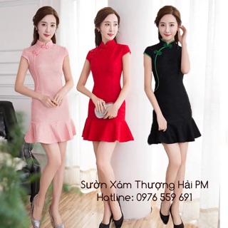 Sườn Xám Thượng Hải cách điệu cao cấp