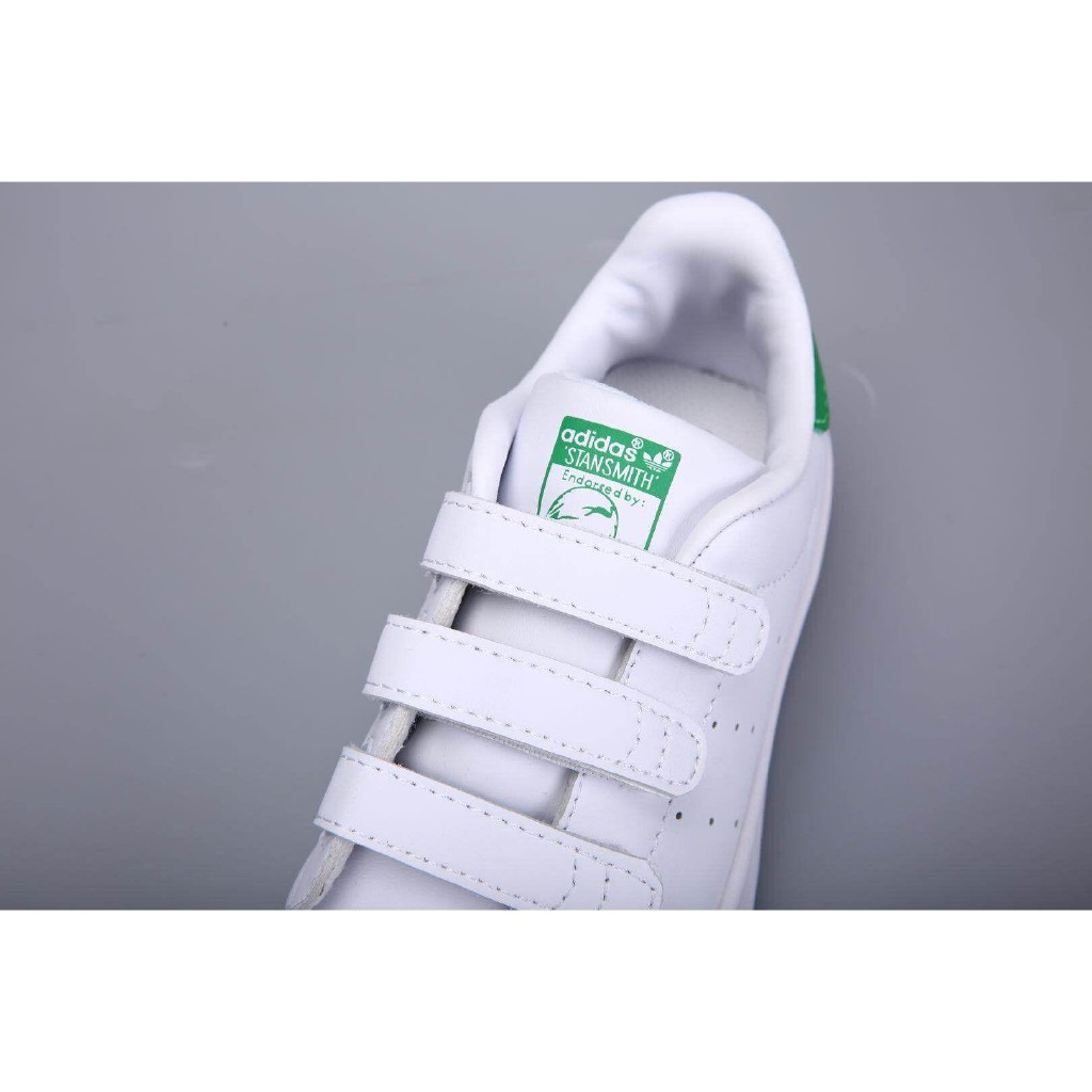 100% nguyên bản Adidas Stan Smith cho giày trẻ em màu xanh lá cây