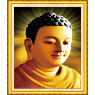 Tranh thêu chữ thập 3D Phật 43*59cm LV3295 - tự thêu