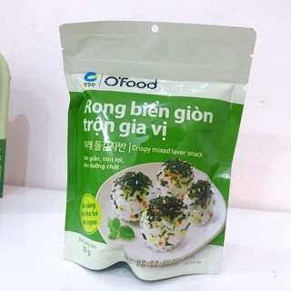 Rong Biển Sấy Giòn Trộn Gia Vị Ăn Liền O'Food (Gói 30 Gram)