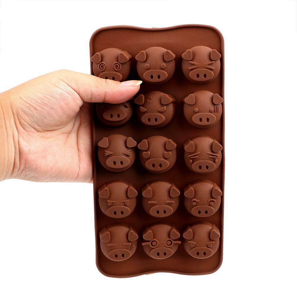 Khuôn Silicone Làm Bánh Hình Chú Heo Đáng Yêu