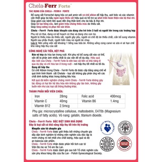 Sắt hữu cơ Chela-ferr forte