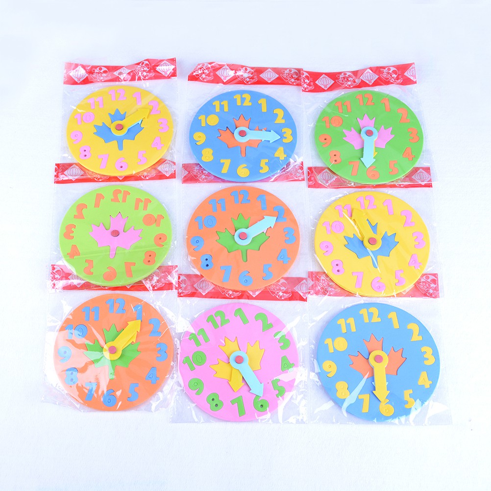 Đồng Hồ Đồ Chơi Bằng Xốp EVA Vui Nhộn Cho Bé