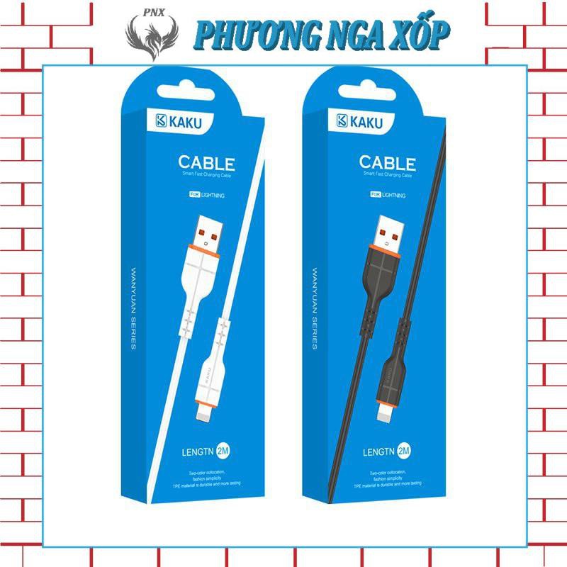 Cáp sạc chính hãng KAKU mã KSC 301 - iphone, sam sung (micro, tyceC) dài 3 mét