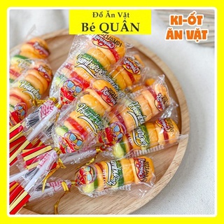 Kẹo dẻo burger💖freeship💖cây kẹo chip chip hình hamburger