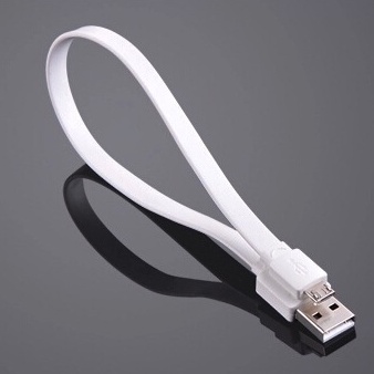 Cáp Sạc Micro USB Loại Ngắn 20 Cm (Dẹt)