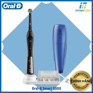 Bàn chải đánh răng điện ‎Oral-B Smart 5000 Electric Toothbrush with Bluetooth Black - Tặng Adaptor