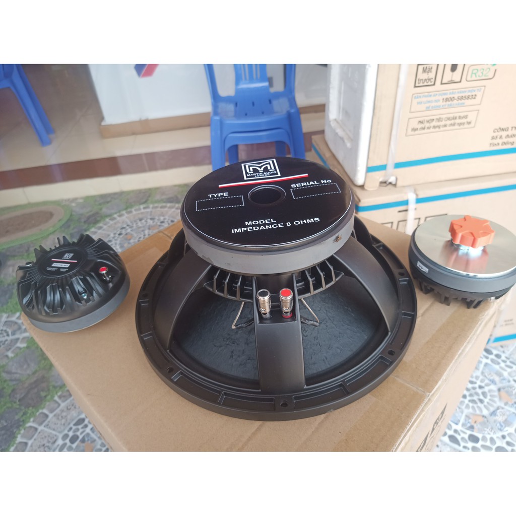 Loa bass martin 4 tấc từ 170 coil 75 -  bass 15 inch  40