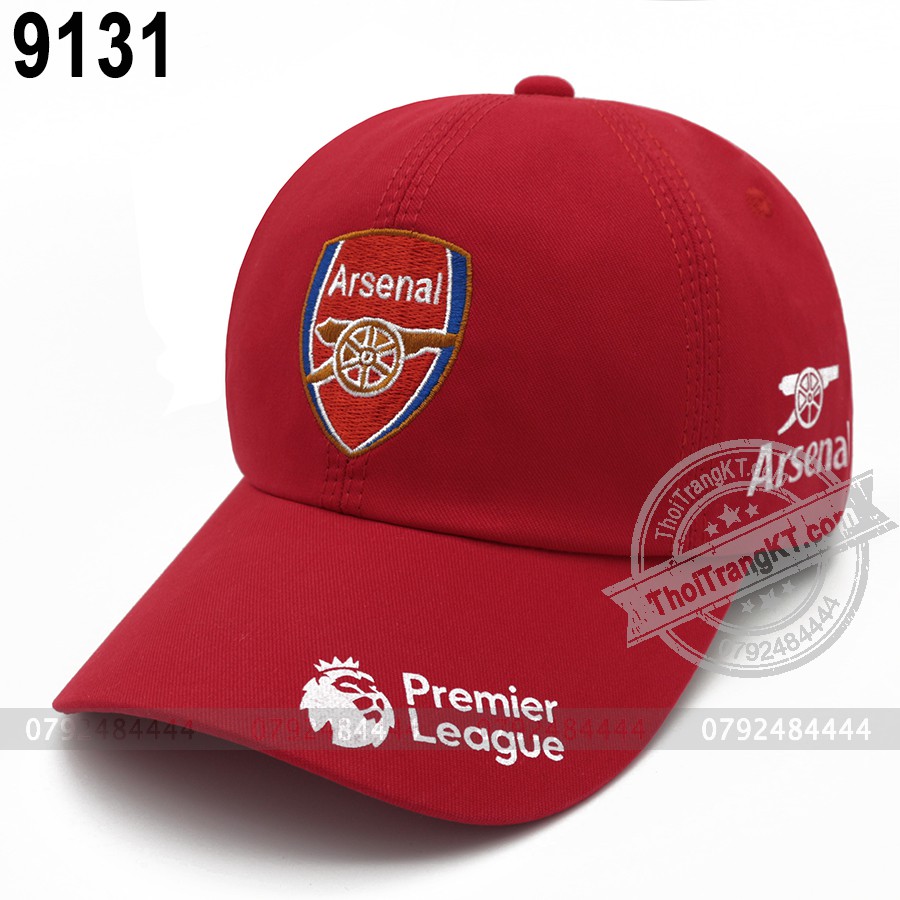 Nón kết, nón lưỡi trai, mũ nón bóng đá Arsenal