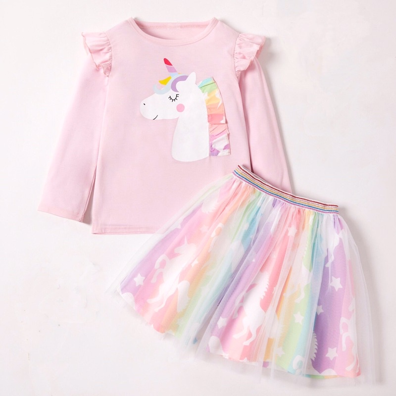 Set áo chân váy Pony cho bé cao 100-140cm