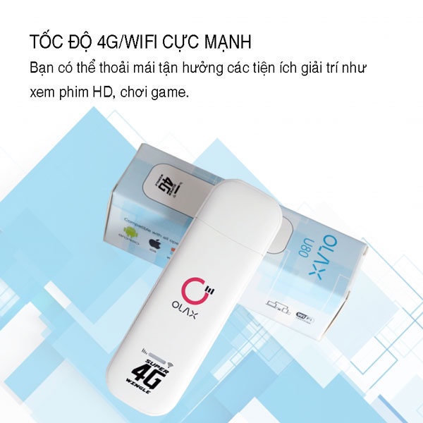 Usb Phát Wifi 4G Olax U80 Elite , Olax U90 , Jazz W02 150Mbps - Tốc Độ 150Mb, Chia Sẻ Cho 10 Thiết Bị Kết Nối Cùng Lúc