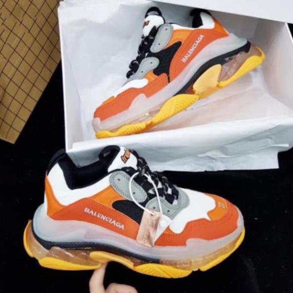 NEW CH Giày HOT THANH LÝ- Giầy balenciaga cam đế trong ( full box + free ship ) 2020 NEW ⛳ new ; * ༣ L . . ' 8