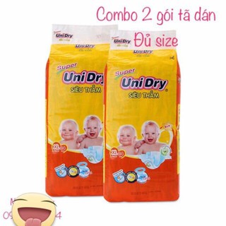 Combo 2 bịch tã dán unidry s462/l382