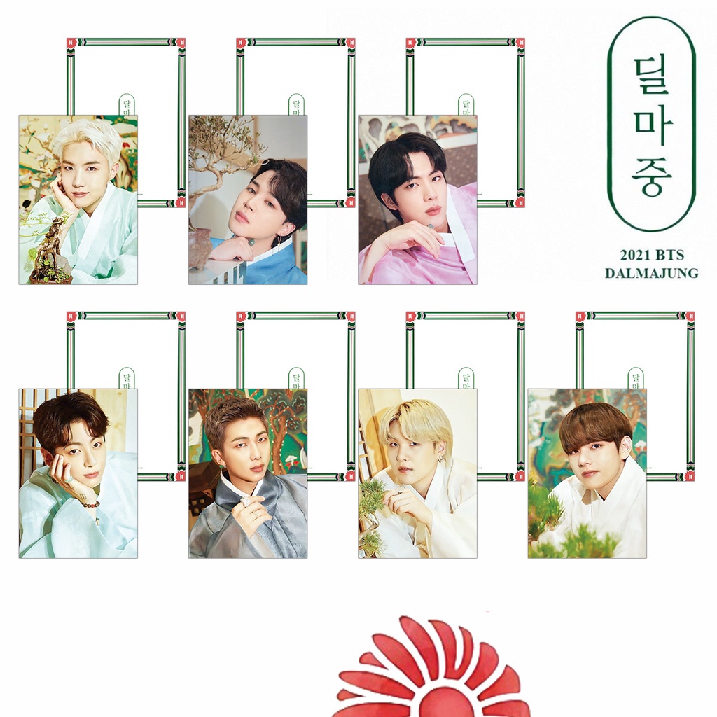 Photocard nhóm nhạc BTS - photo card BTS  - ảnh dalmajung- hàng unoff