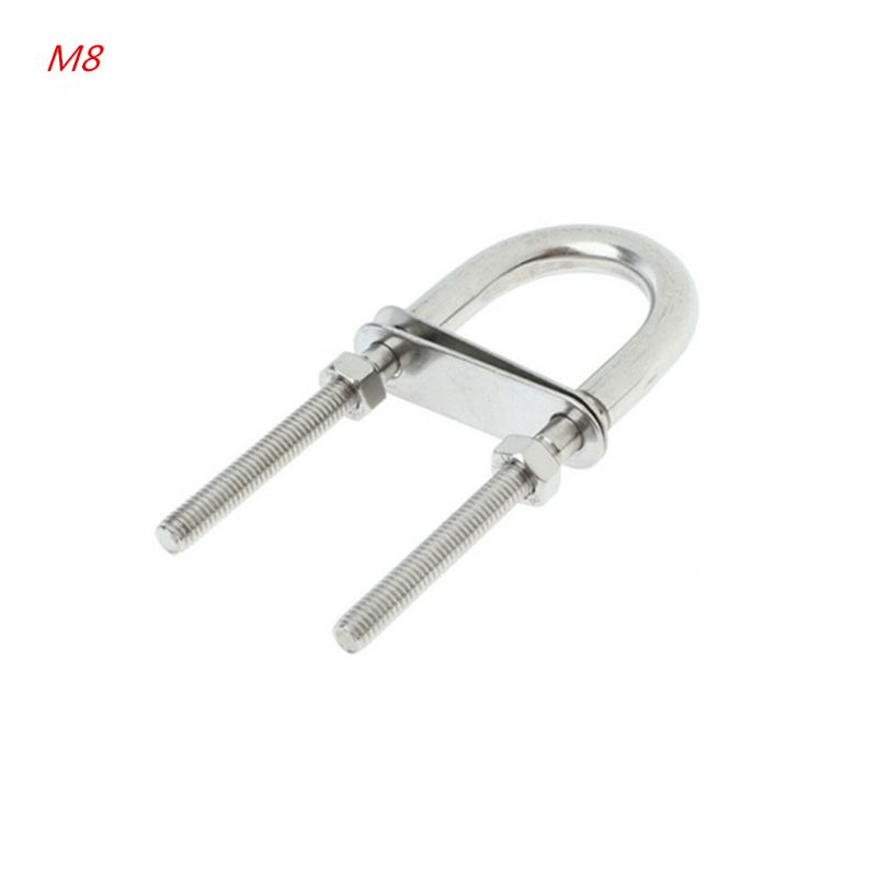 Chốt Chữ U Gắn Dây Thừng Thuyền M5 M6 M8 M10 M12