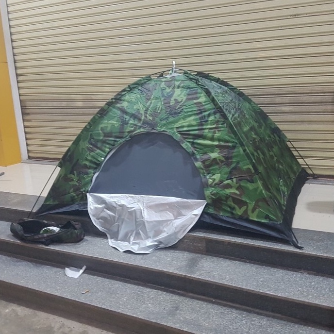 Lều cắm trại picnic 2 lớp cửa đi phượt dã ngoại du lịch chống thấm ngủ ngon hòa mình vào thiên nhiên Bodysport